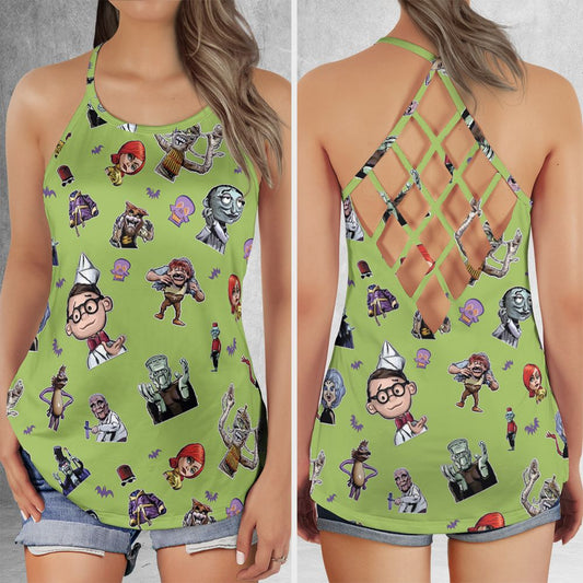Criss Cross Tank Top - WHMP1ALN -  - 1