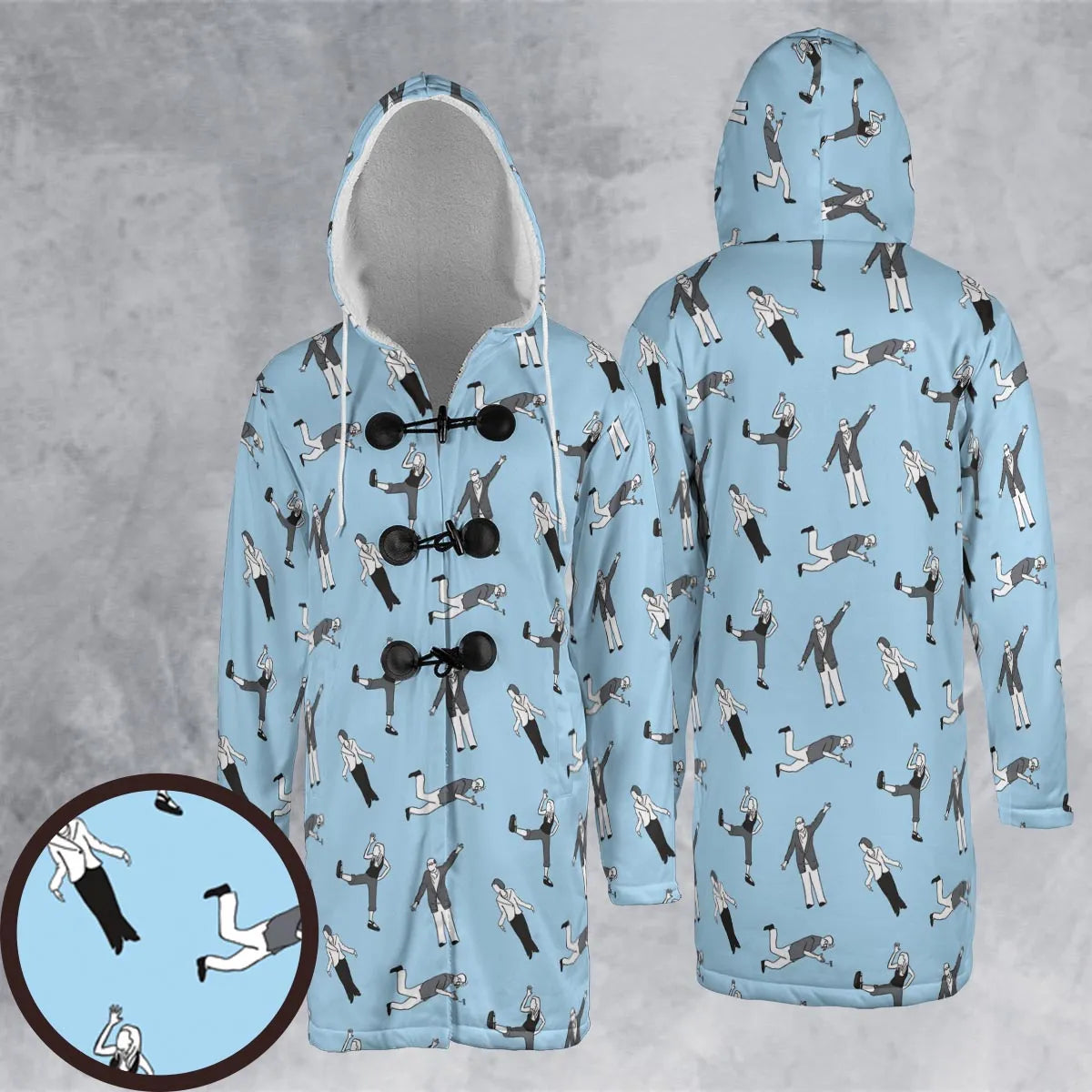 Hooded Cloak Coat - GTC3MXNV