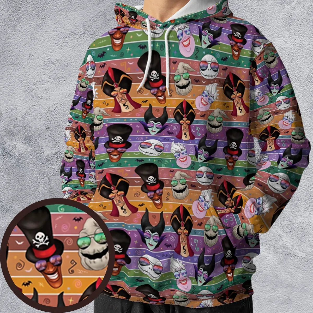 All-over Print Hoodie - J7LVGUZN