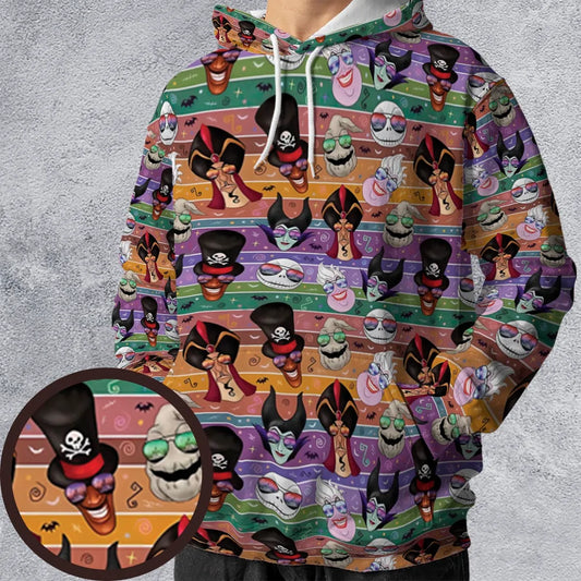 All-over Print Hoodie - J7LVGUZN