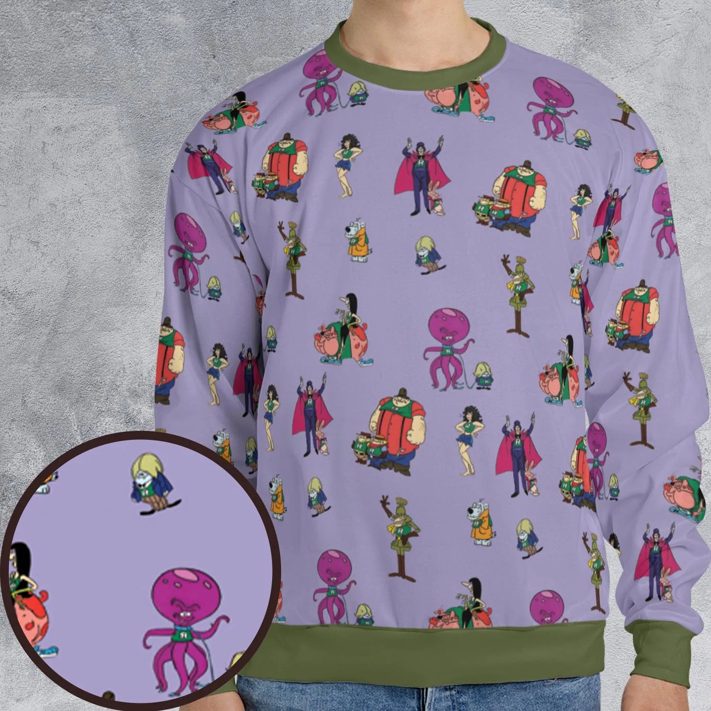 All-over Print Sweatshirt - 824YM933
