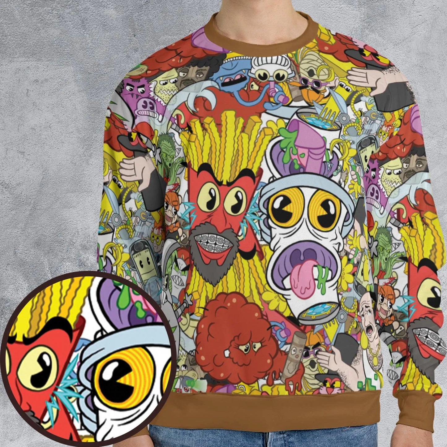 All-over Print Sweatshirt - GEJ9RW7U