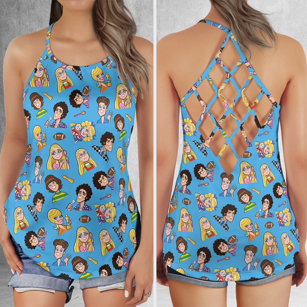 Criss Cross Tank Top - A15V1XA8 -  - 1
