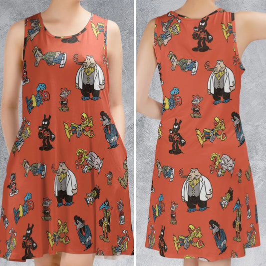 Sleeveless Dress - 2KU1JD4L