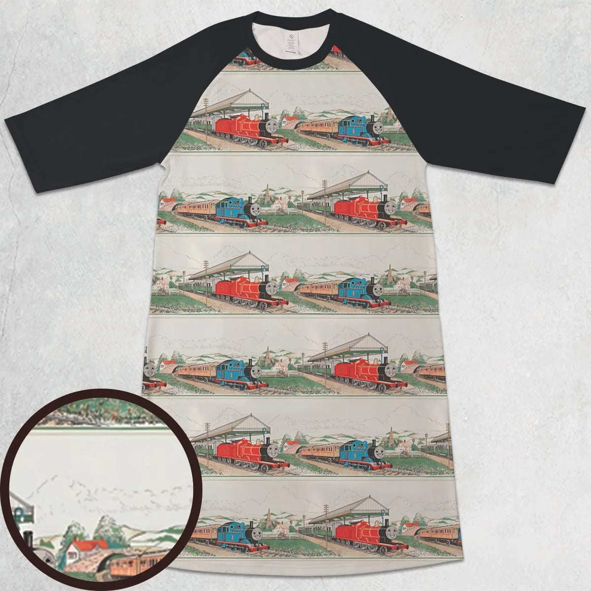 3/4 Sleeve Raglan Dress - AS1KA5LX