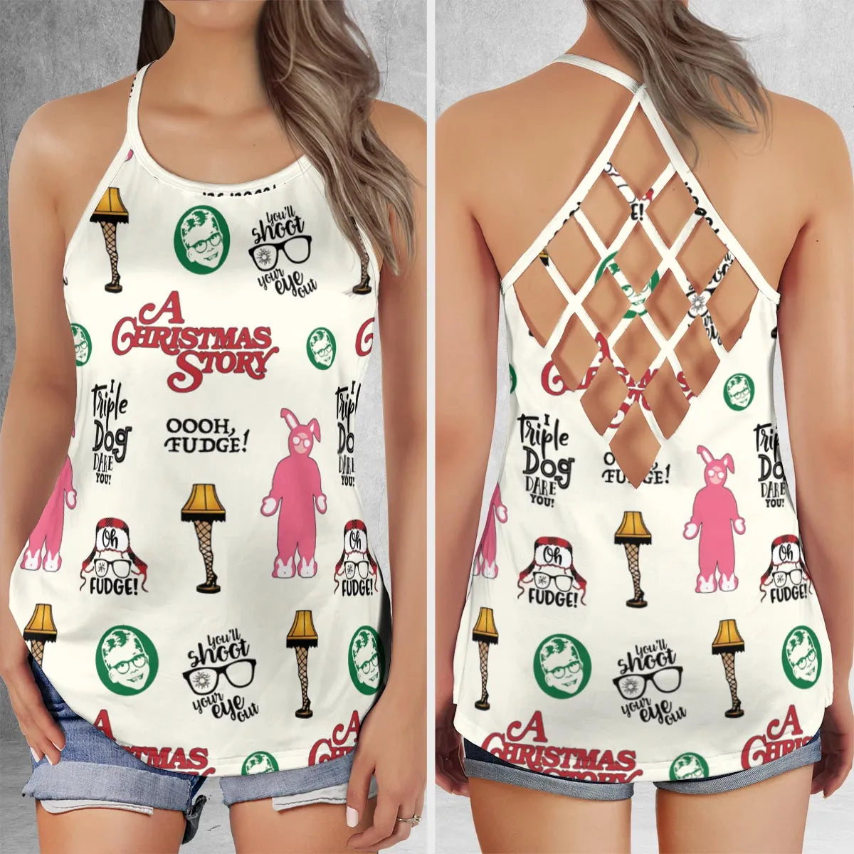 Criss Cross Tank Top - RVXAXTAF