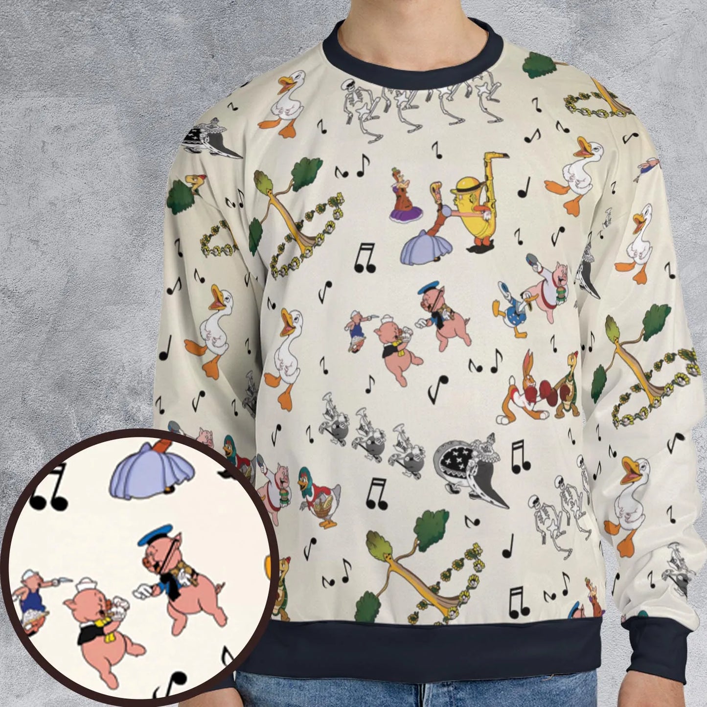 All-over Print Sweatshirt - F94TKYLM