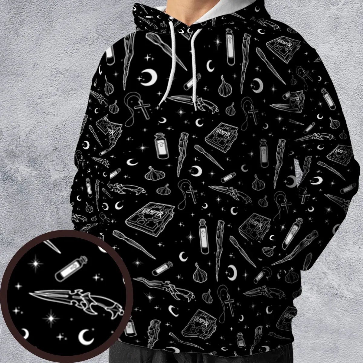 All-over Print Hoodie - HUAZYUU2