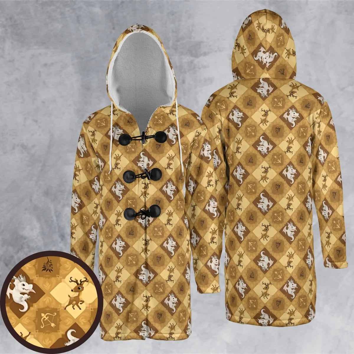 Hooded Cloak Coat - QC9N29XU