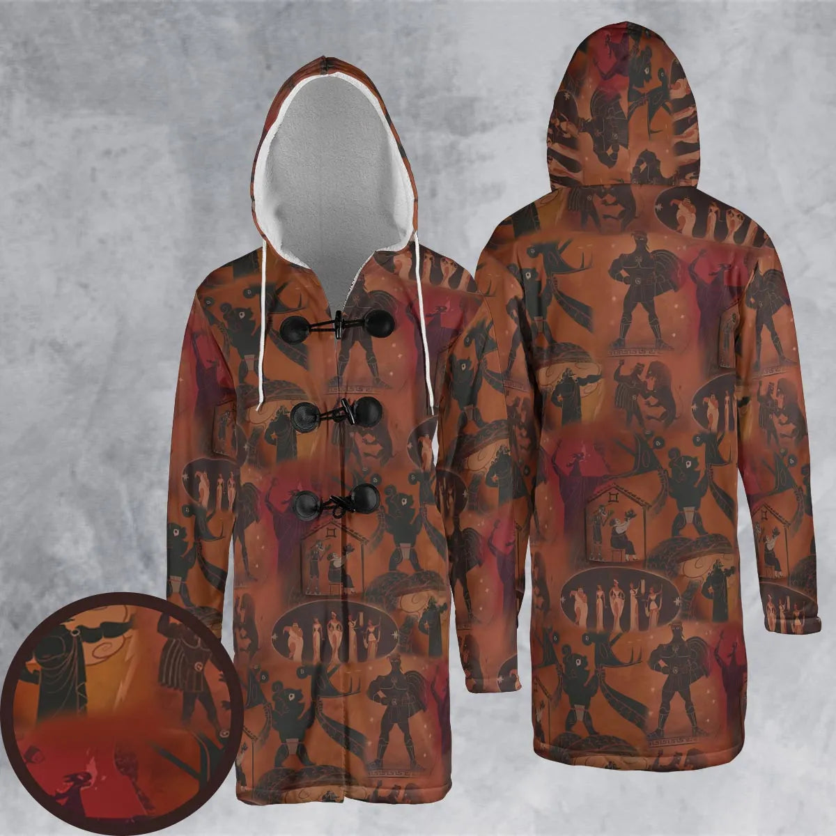 Hooded Cloak Coat - AGK94XUZ