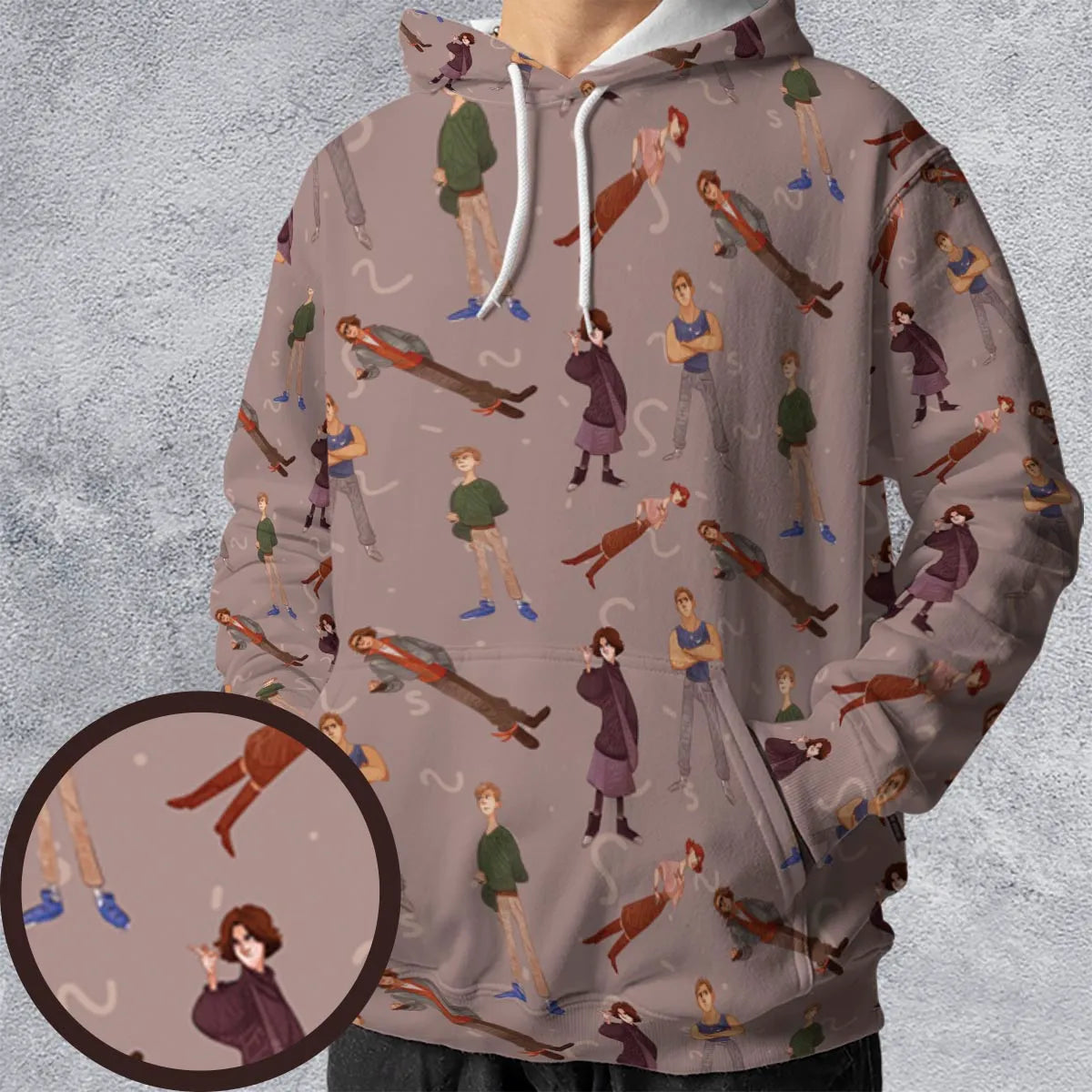 All-over Print Hoodie - QNWNF24E