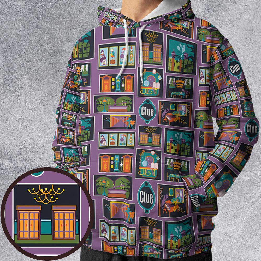All-over Print Hoodie - 75ZDFFJK -  - 1