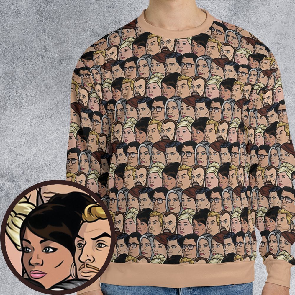All-over Print Sweatshirt - AGSSXZAU -  - 1