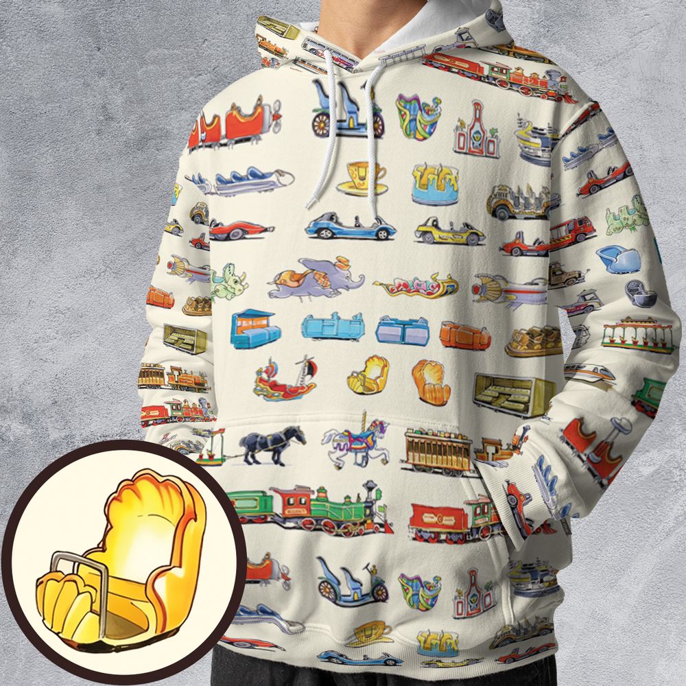 All-over Print Hoodie - FG8FY77N -  - 1