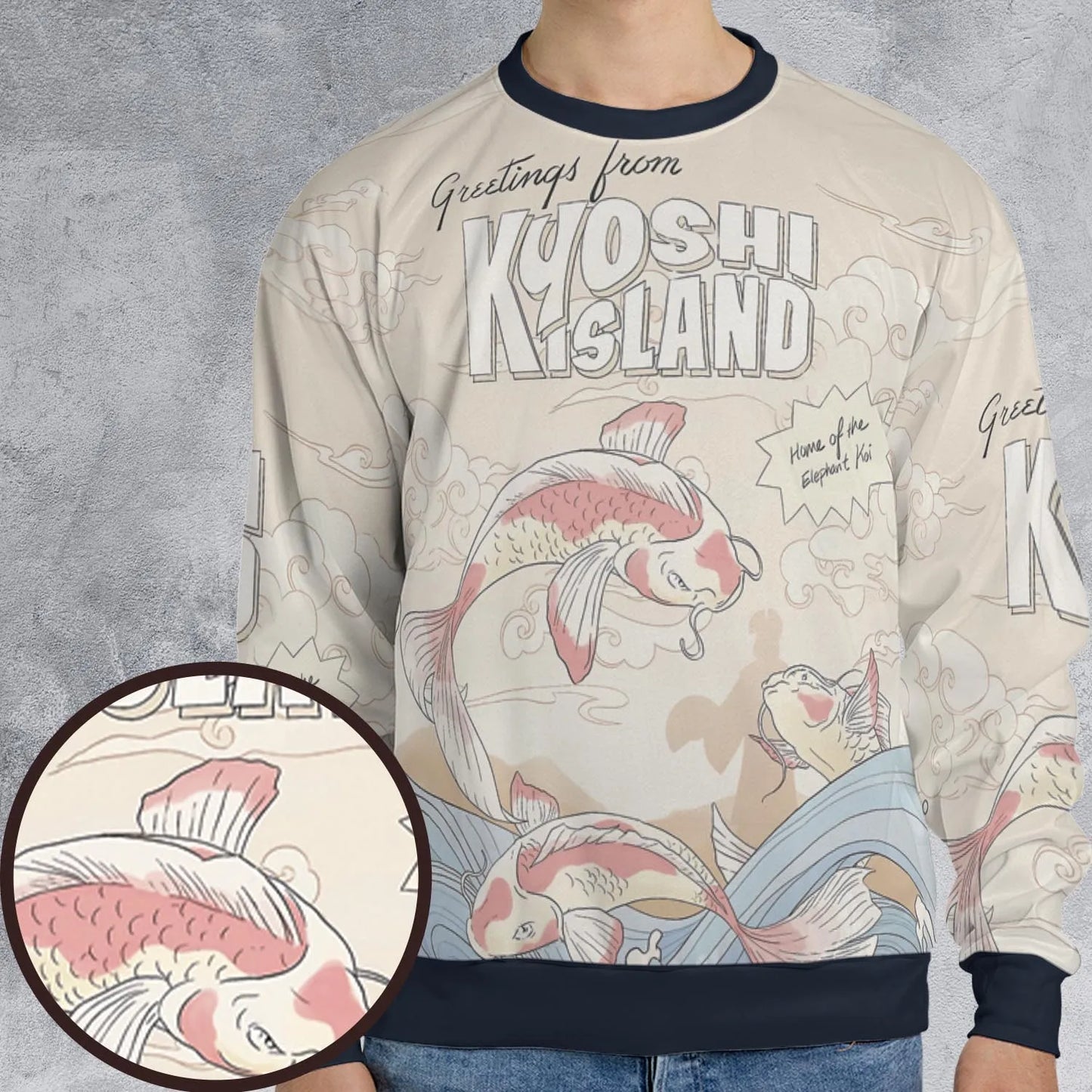 All-over Print Sweatshirt - TFNWQYCL