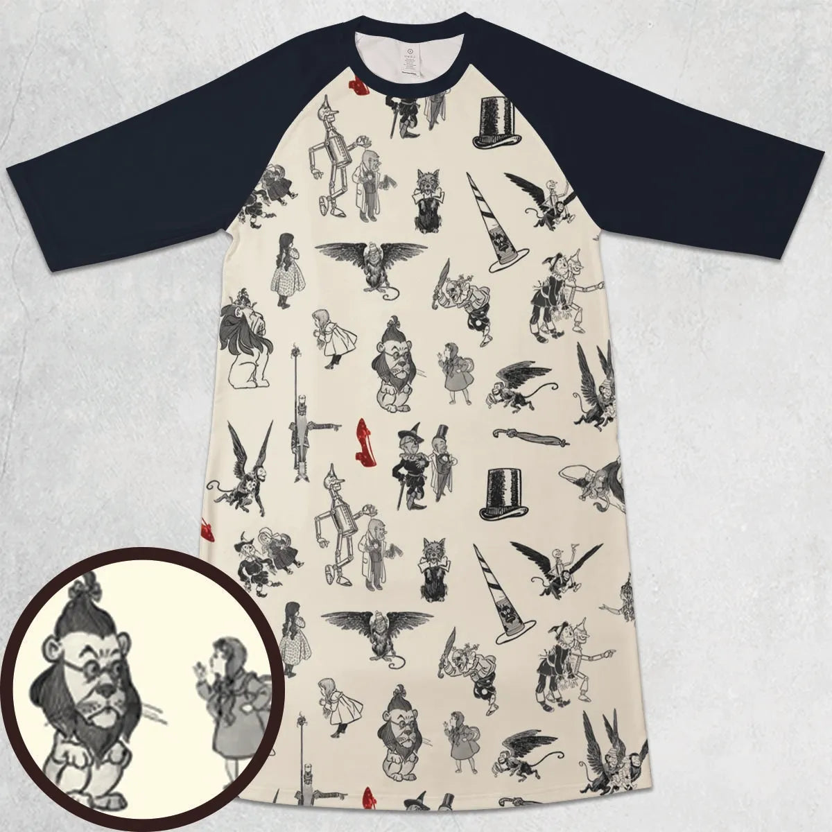 3/4 Sleeve Raglan Dress - G41NJW7T