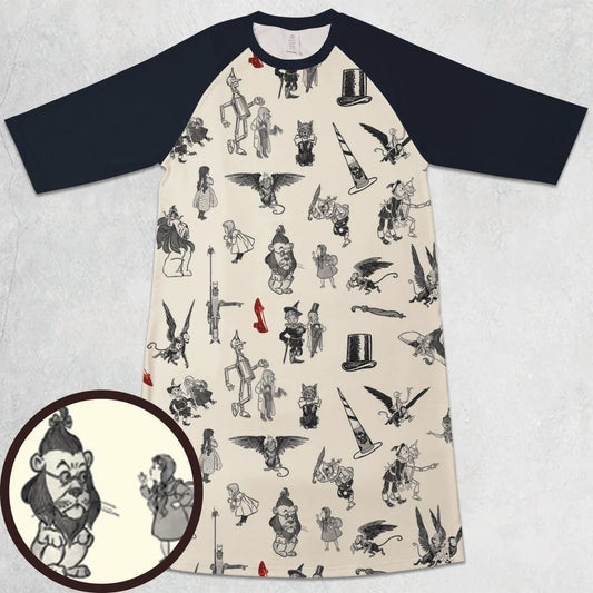 3/4 Sleeve Raglan Dress - G41NJW7T