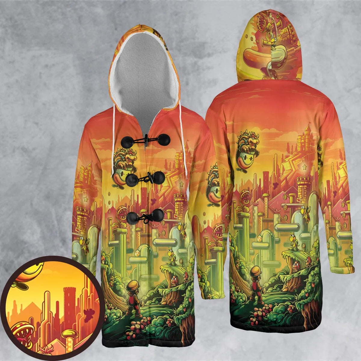 Hooded Cloak Coat - M6SRVGS8