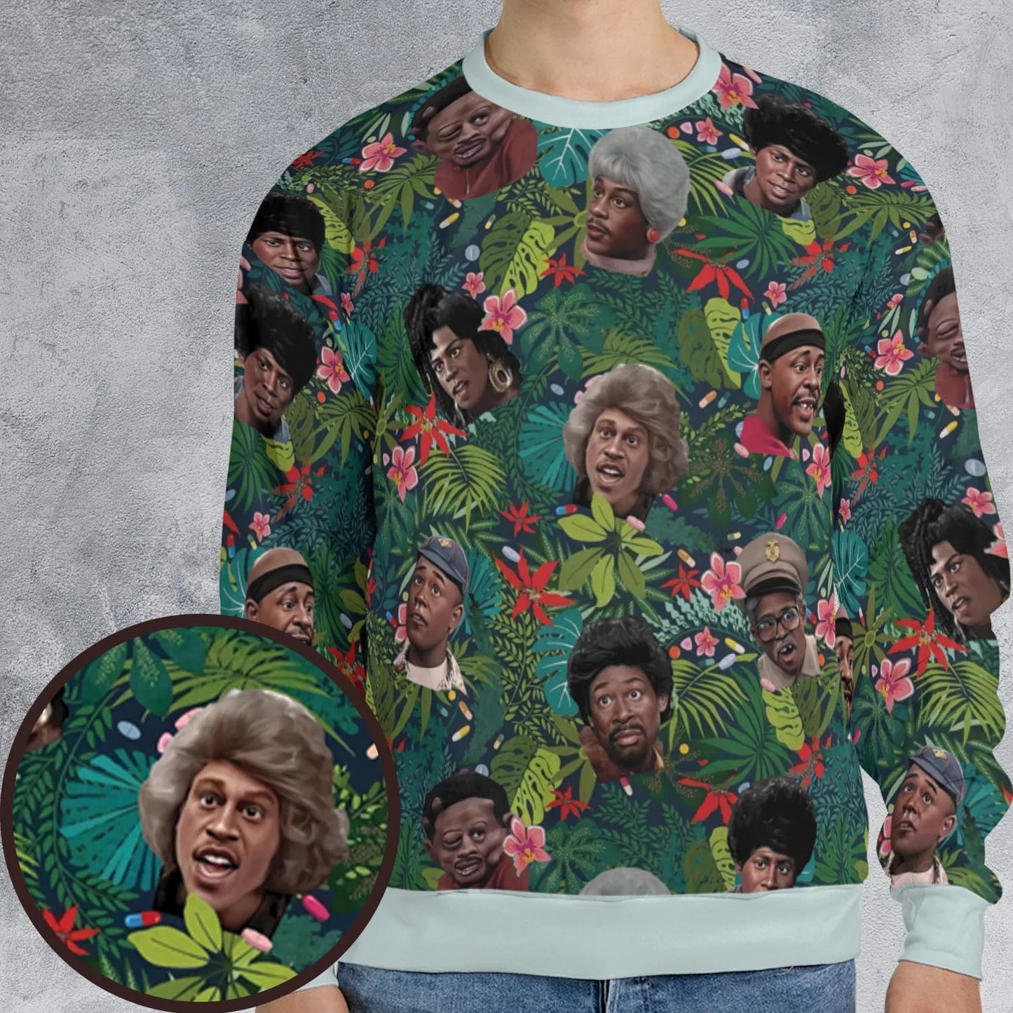 All-over Print Sweatshirt - EJTEQ1A5
