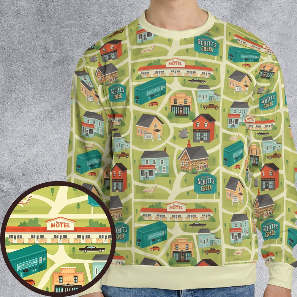 All-over Print Sweatshirt - BJCNHSYZ -  - 1