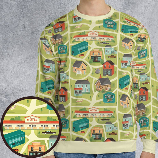 All-over Print Sweatshirt - BJCNHSYZ -  - 1