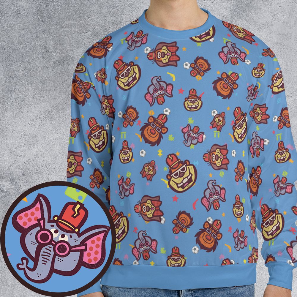 All-over Print Sweatshirt - 3BG5ABCJ -  - 1
