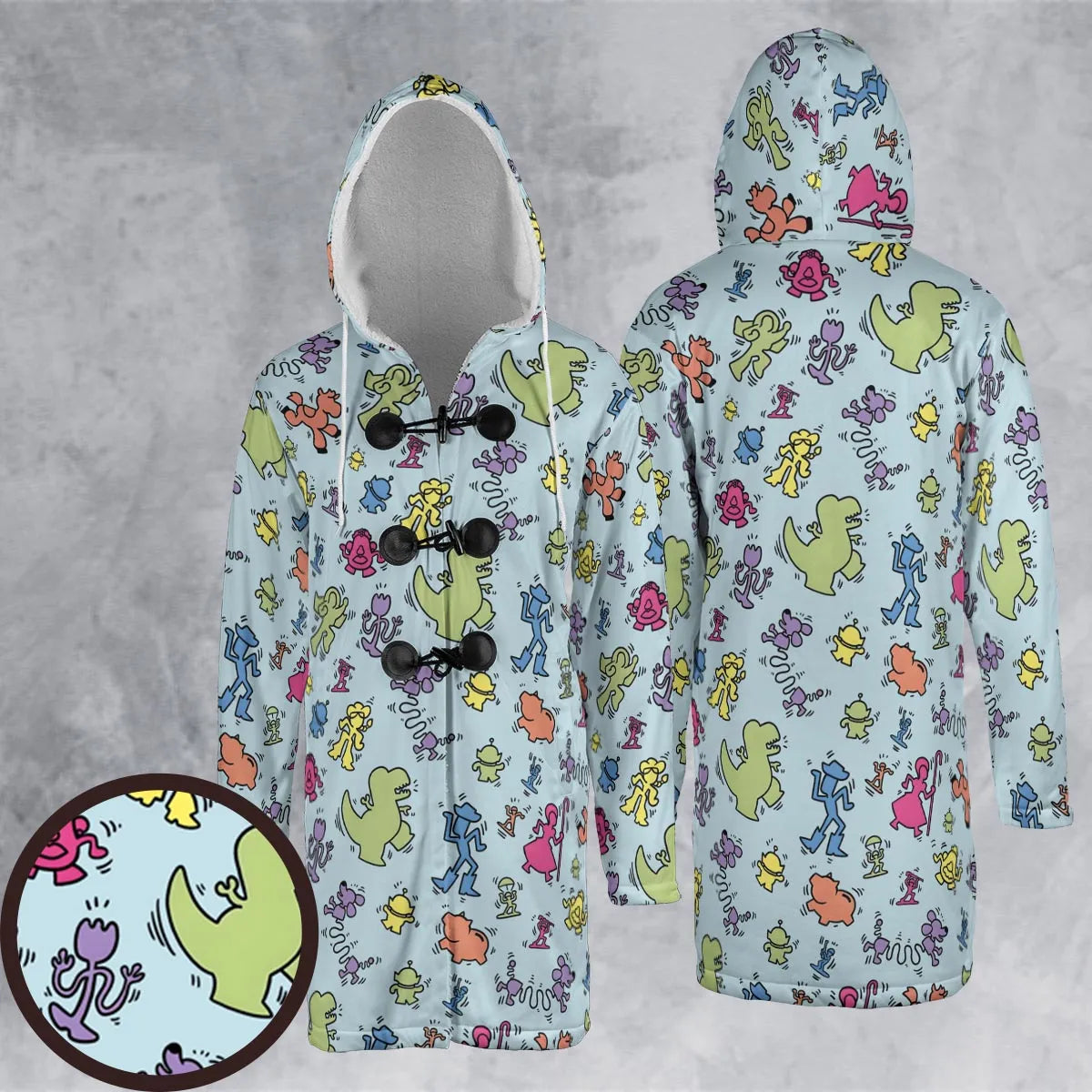 Hooded Cloak Coat - UML8E35X
