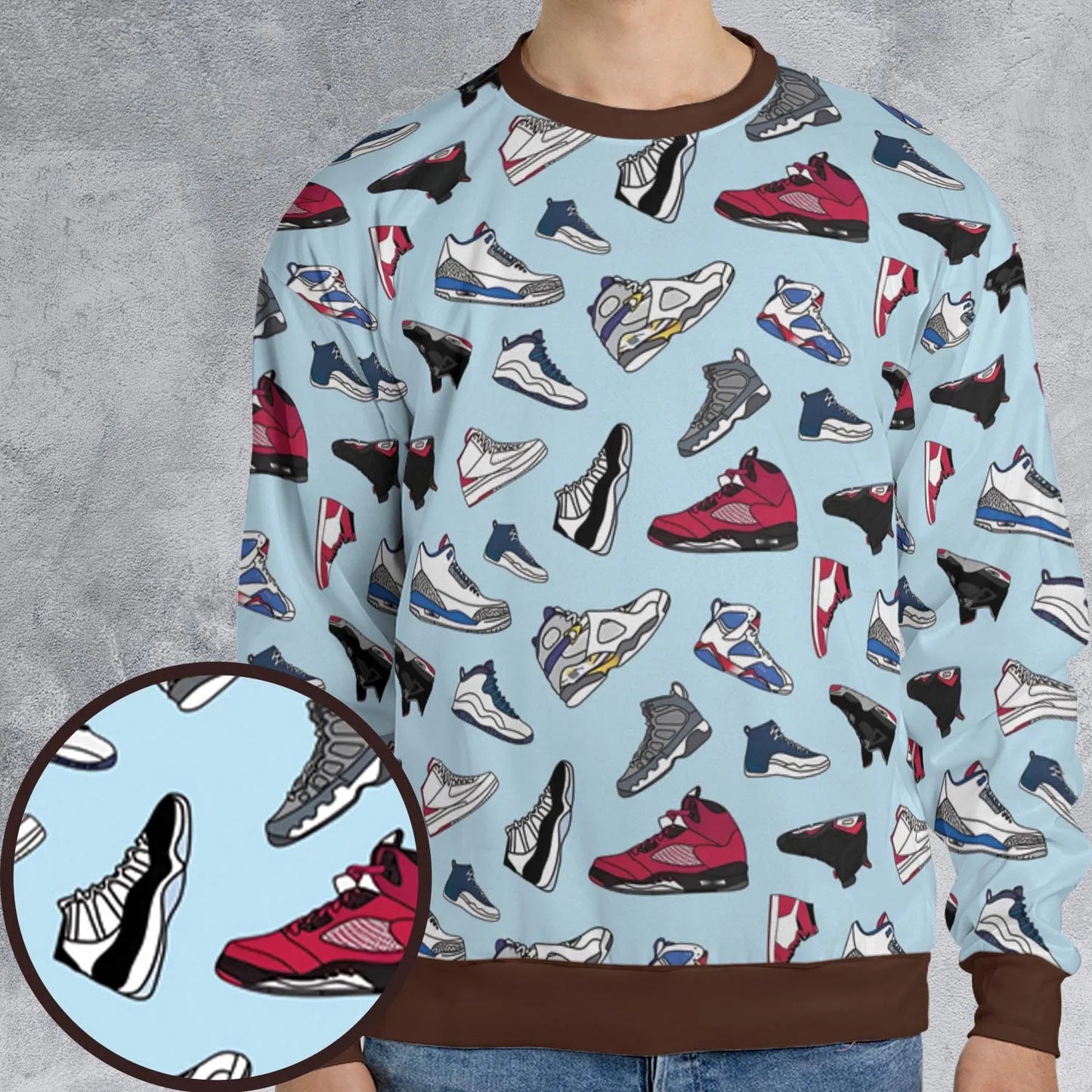All-over Print Sweatshirt - 3NNQZPQ6