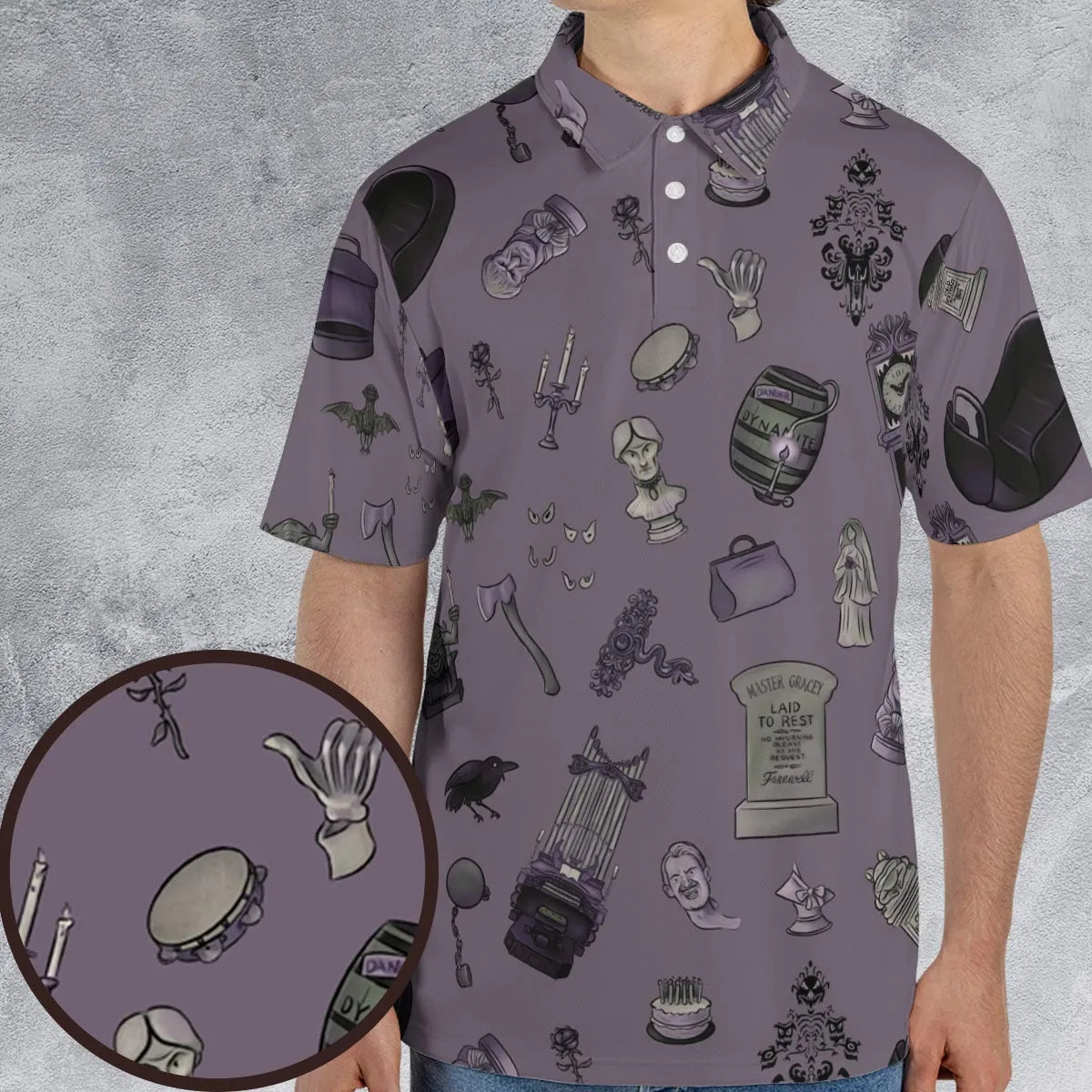 AOP Men/Women Polo Shirt - T4D2HKSS