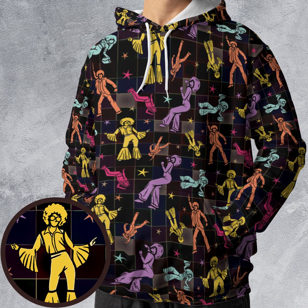 All-over Print Hoodie - A4BM11R5 -  - 1