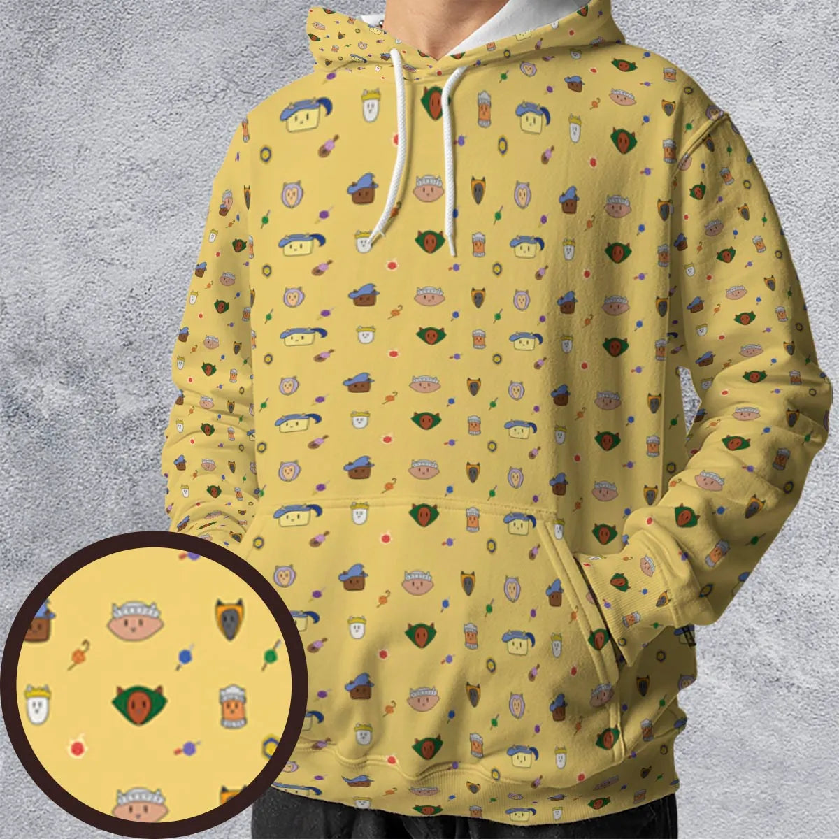 All-over Print Hoodie - 6FK34FYB