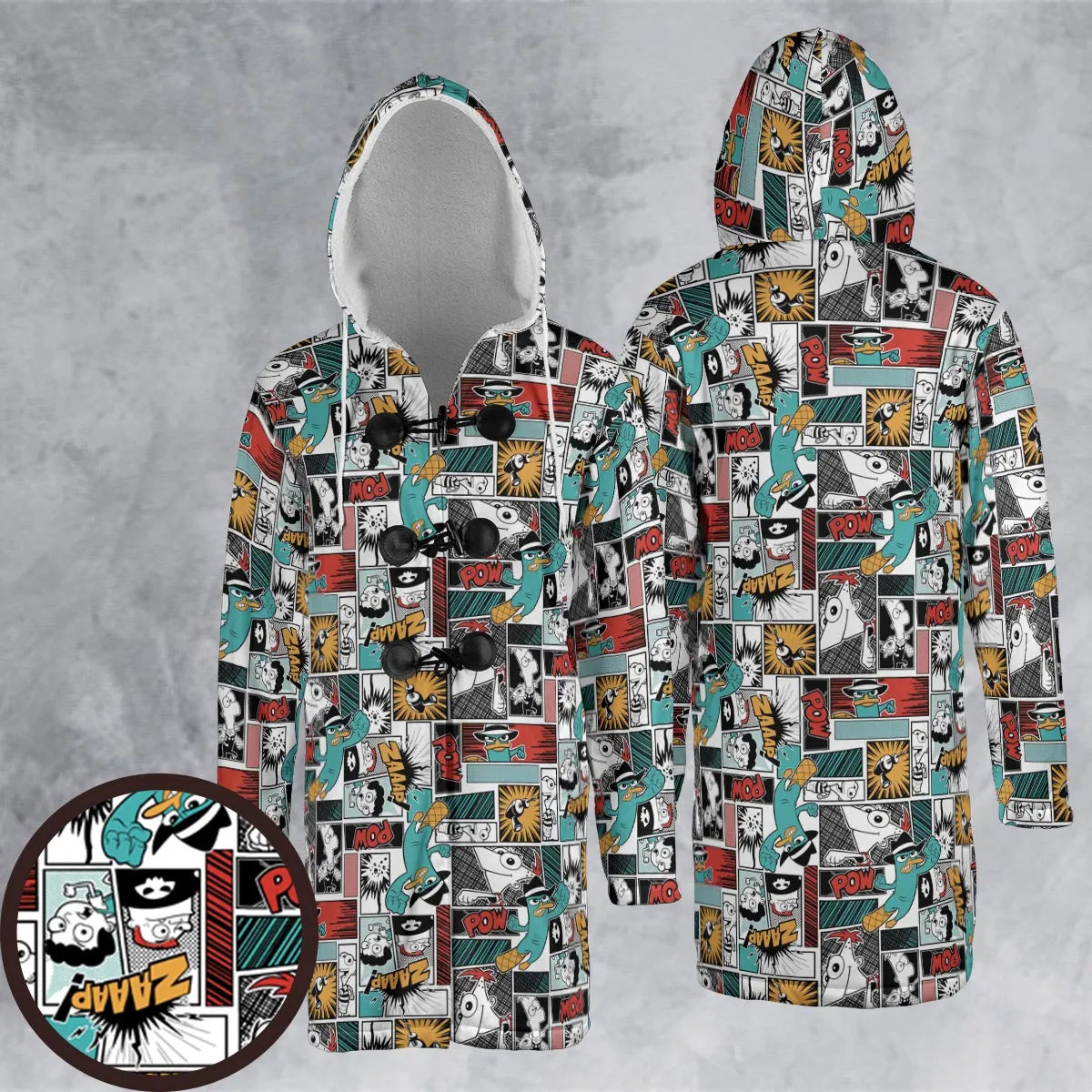 Hooded Cloak Coat - HE1D9U7W