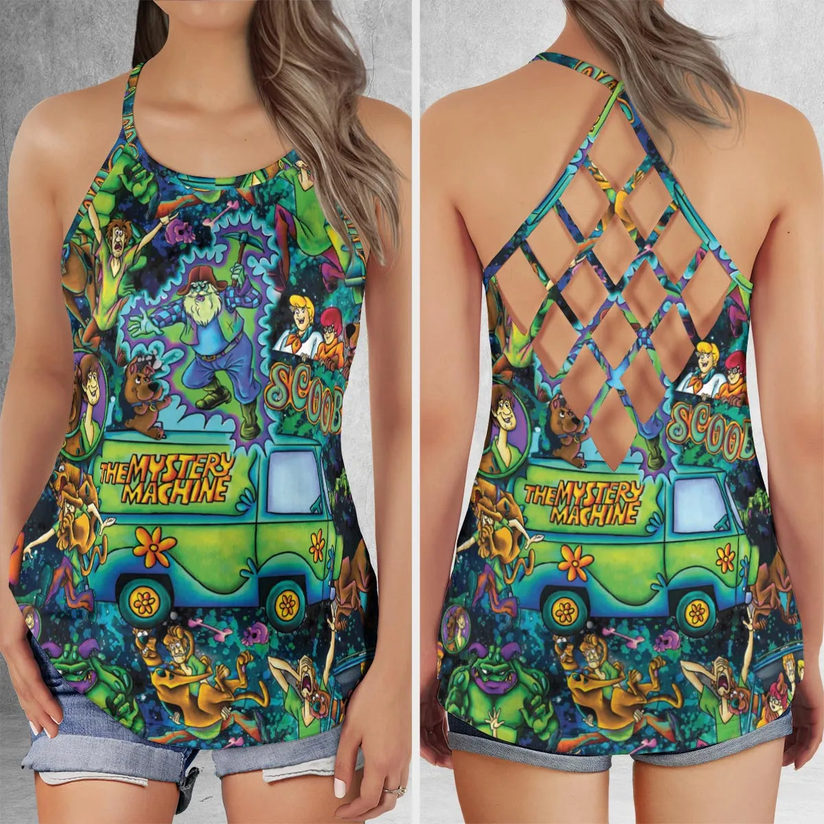Criss Cross Tank Top - 67Q1W2UV
