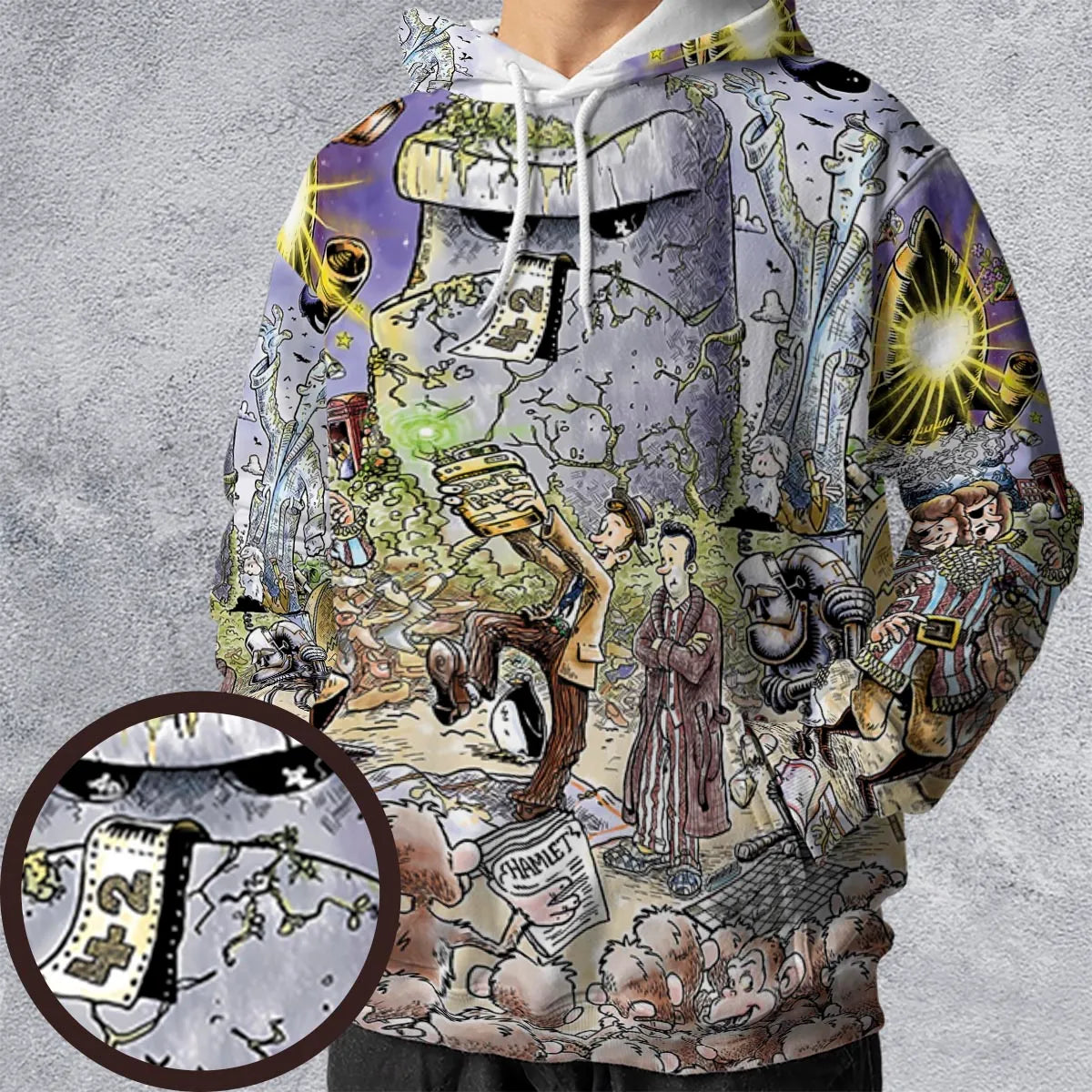 All-over Print Hoodie - QWNHHYQX