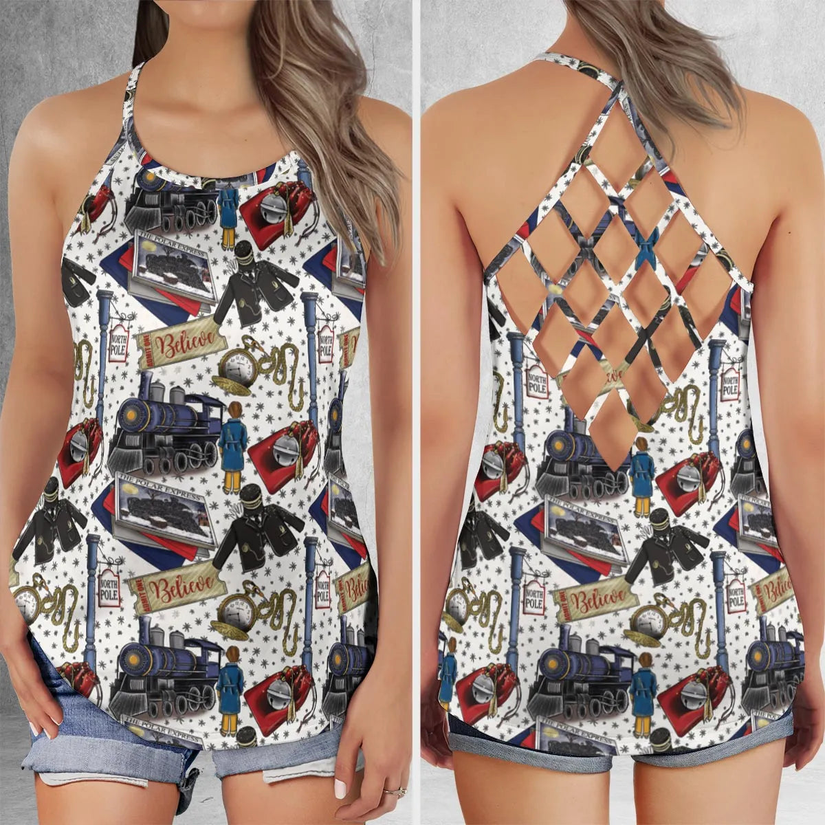 Criss Cross Tank Top - 26UKZXQJ