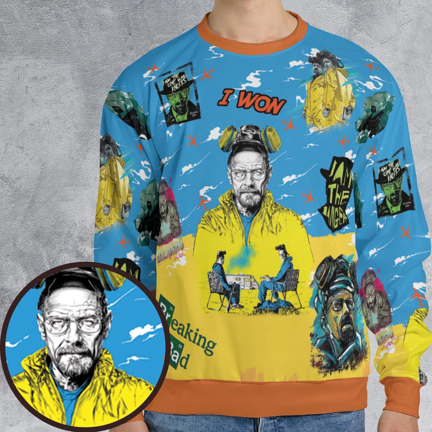 All-over Print Sweatshirt - 3MNPNZDW