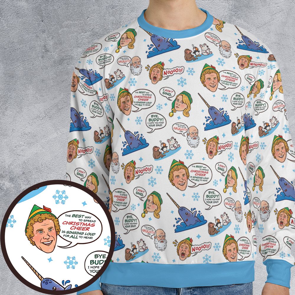 All-over Print Sweatshirt - C2BYG7ZF -  - 1