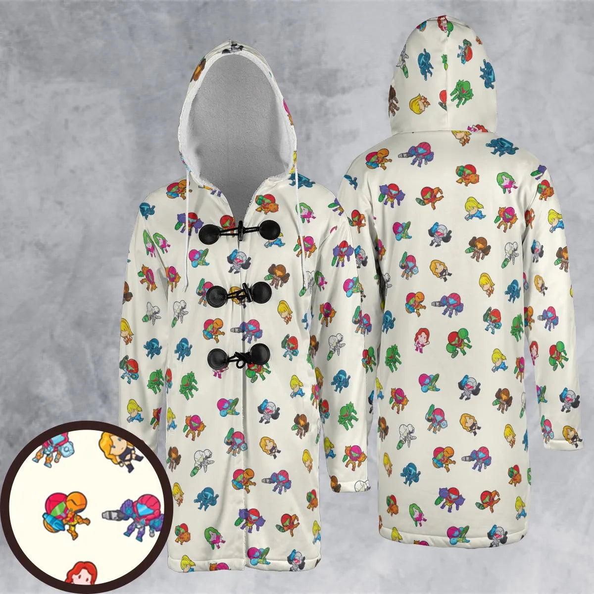 Hooded Cloak Coat - Z86HGDNB