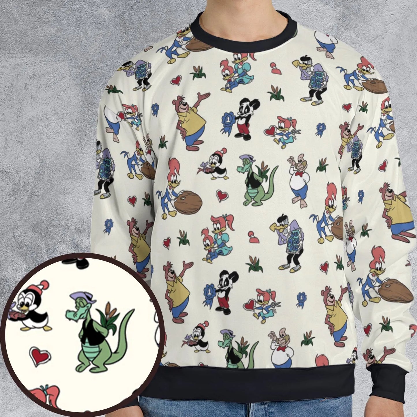 All-over Print Sweatshirt - V8QW544H