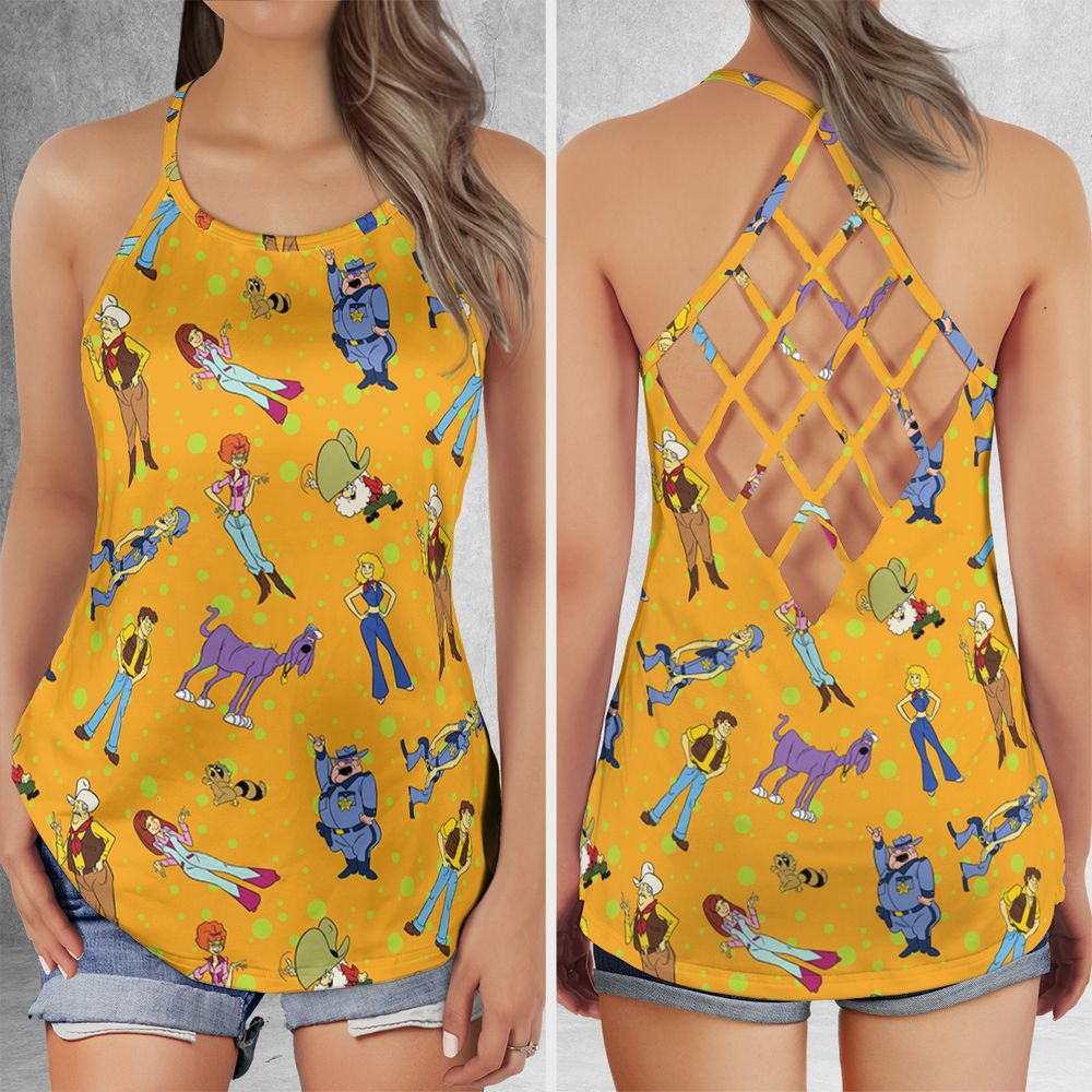 Criss Cross Tank Top - QU8CLD9X -  - 1