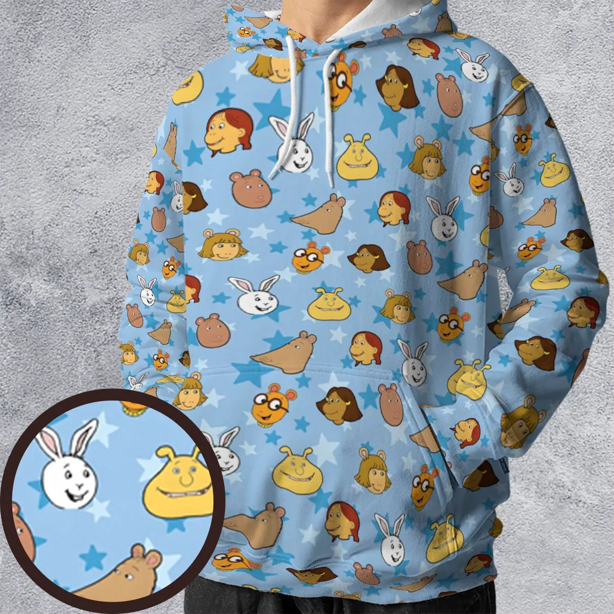 All-over Print Hoodie - Q24C7LFL
