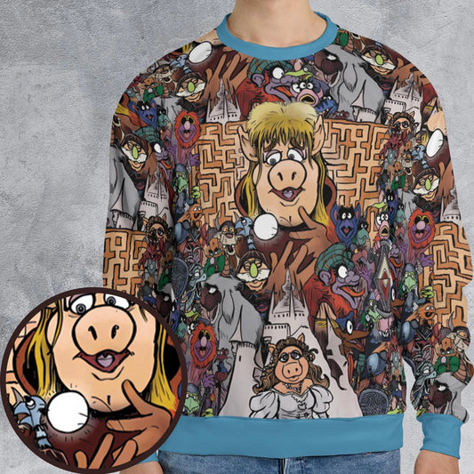 All-over Print Sweatshirt - 8D4L5P8Z