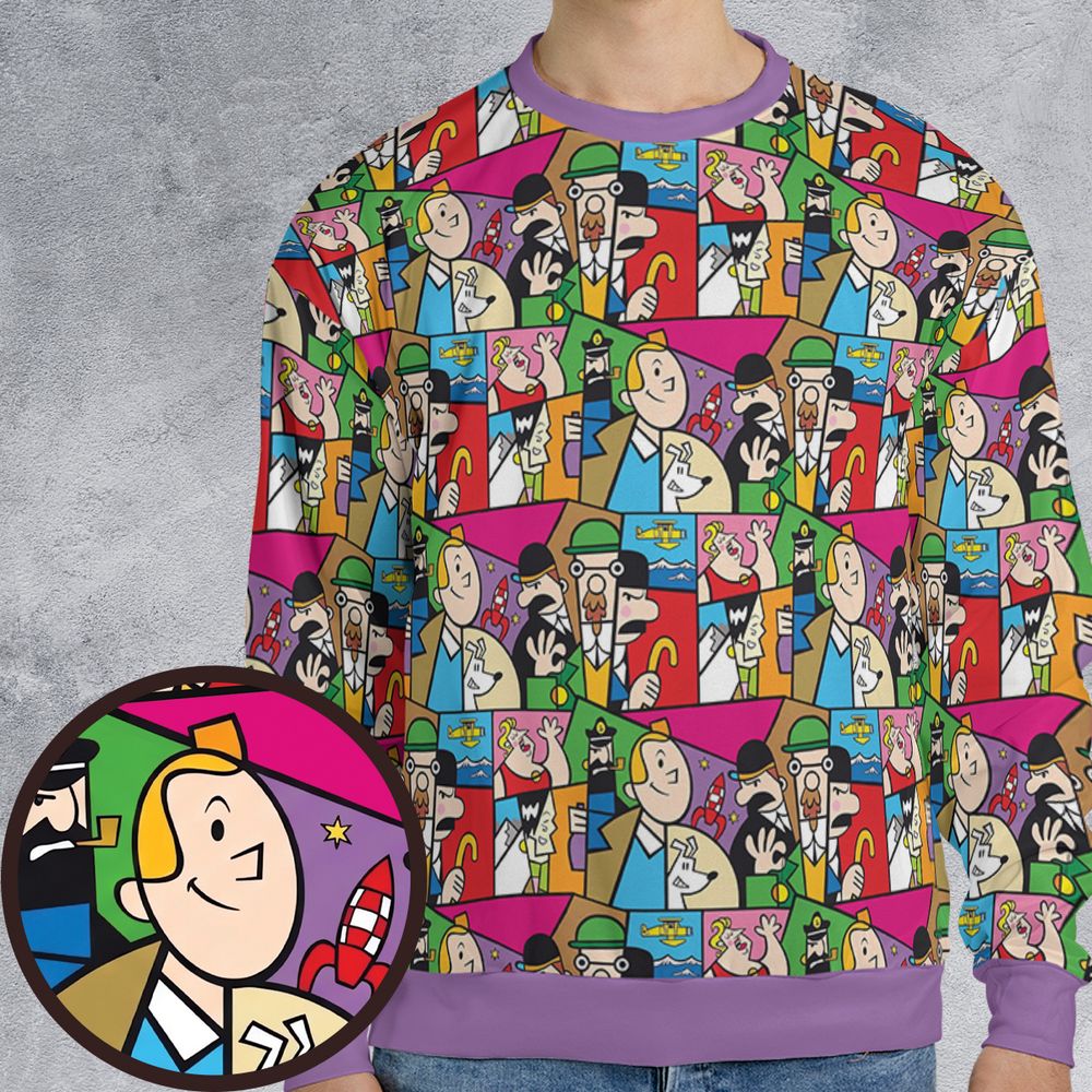 All-over Print Sweatshirt - UU5DRUCV -  - 1