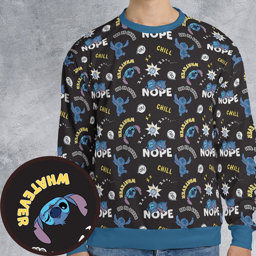 All-over Print Sweatshirt - E8CFUZQ5 -  - 1