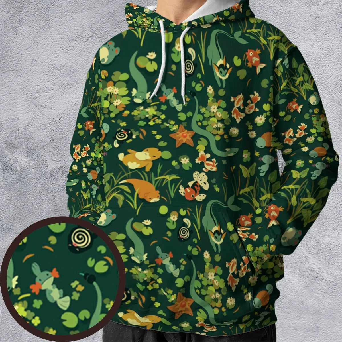 All-over Print Hoodie - KZQEDFZH