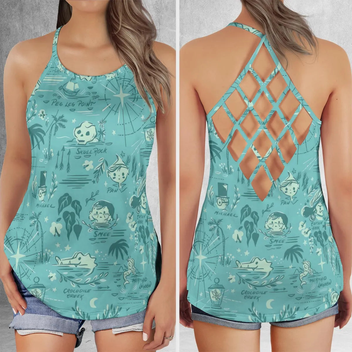 Criss Cross Tank Top - Q7NKHW47