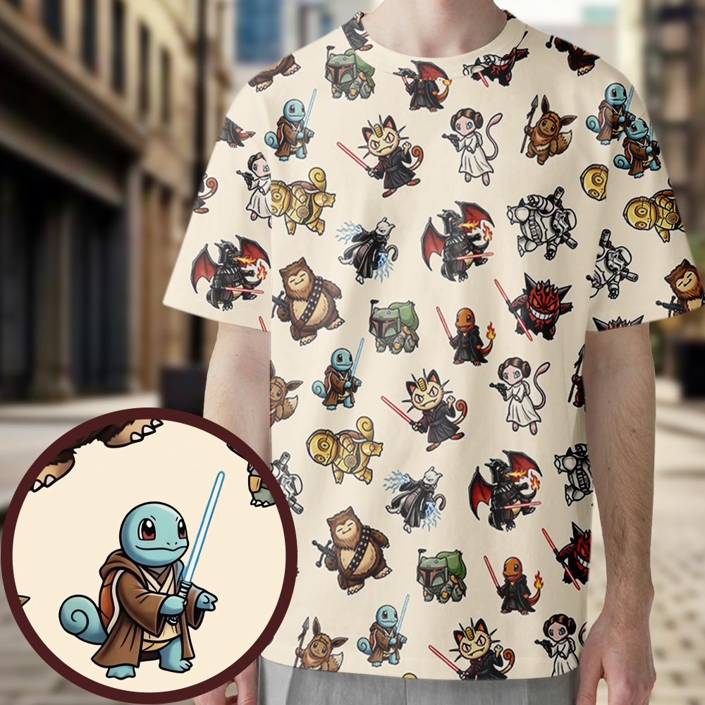 All-Over Print Unisex T-Shirt - 34GU8GGW -  - 1