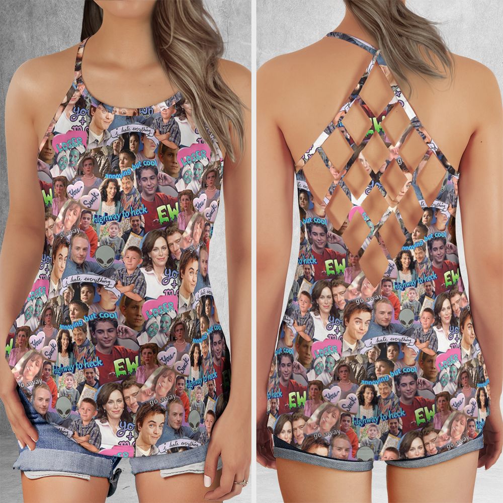 Criss Cross Tank Top - XUFAXBPE -  - 1