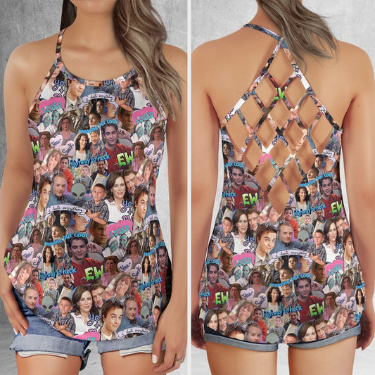 Criss Cross Tank Top - XUFAXBPE -  - 1