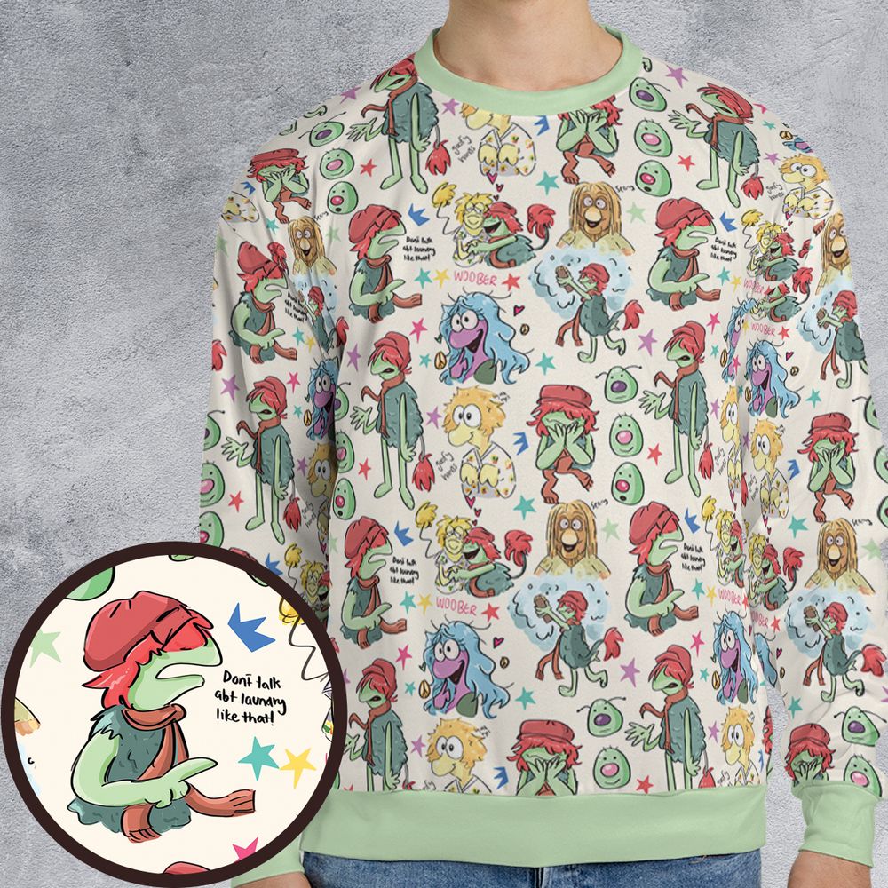 All-over Print Sweatshirt - VADN7ARH -  - 1